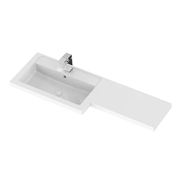 Hudson Reed 1105 X 360/260mm L-Shaped Full Depth Basin 4 Hudson Reed 1105 X 360/260mm L-Shaped Full Depth Basin - Image 2