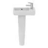 Ideal Standard I.Life S 450mm Right Hand 1TH Washbasin + Full Pedestal -Bathroom Discount Store isil45fp d2