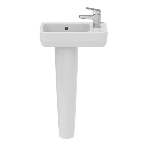Ideal Standard I.Life S 450mm Right Hand 1TH Washbasin + Full Pedestal 8 Ideal Standard I.Life S 450mm Right Hand 1TH Washbasin + Full Pedestal -Bathroom Discount Store isil45fp d2