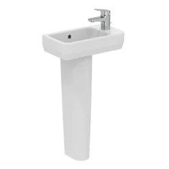 Ideal Standard I.Life S 450mm Right Hand 1TH Washbasin + Full Pedestal -Bathroom Discount Store isil45fp l