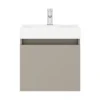 Milan Juno 500 X 360mm Stone Grey Wall Hung Vanity Unit