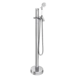 Lancaster Traditional Chrome Single Lever Freestanding Bath Shower Mixer -Bathroom Discount Store lch8fs d1