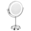 Arezzo LED Illuminated Free Standing Cosmetic Mirror 2 Arezzo LED Illuminated Free Standing Cosmetic Mirror -Bathroom Discount Store ledilluminatedfreestandingcosmeticmirrornl