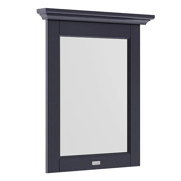 Old London 600mm Flat Mirror - Twilight Blue 3 Old London 600mm Flat Mirror - Twilight Blue