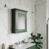 Old London 600mm Mirror Cabinet - Hunter Green -Bathroom Discount Store lon814 d1