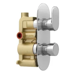 Bosa Modern Twin Concealed Thermostatic Shower Valve -Bathroom Discount Store lsv91d4