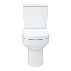 Metro Close Coupled Modern Toilet + Soft Close Seat -Bathroom Discount Store metcc d4