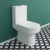 Metro Close Coupled Modern Toilet + Soft Close Seat -Bathroom Discount Store metcc lrg