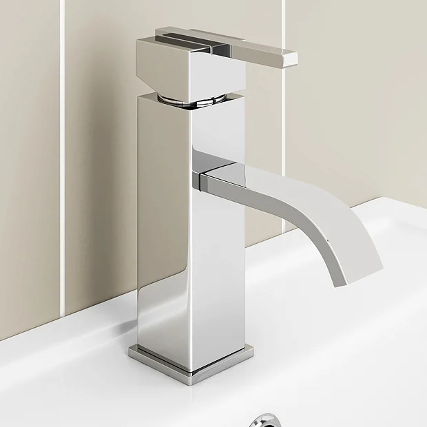 Milan Modern Mono Basin Mixer Tap - Chrome 3 Milan Modern Mono Basin Mixer Tap - Chrome