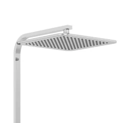 Milan Deluxe Cool Touch Square Thermostatic Shower (300 X 300mm Head - Chrome) -Bathroom Discount Store mil2ct d1