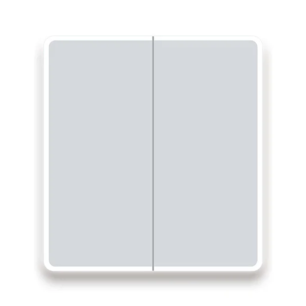 Toreno 700 X 650mm LED Illuminated 2-Door Mirror Cabinet With Motion Sensor, Shaving Socket & Anti-Fog 5 Toreno 700 X 650mm LED Illuminated 2-Door Mirror Cabinet With Motion Sensor, Shaving Socket & Anti-Fog - Image 3