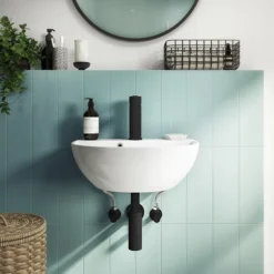 Arezzo Matt Black Trap And Isolating Set -Bathroom Discount Store mrtismb d1