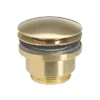 Crosswater MPRO Universal Basin Click Clack Waste - Brushed Brass Unlacquered 1 Crosswater MPRO Universal Basin Click Clack Waste - Brushed Brass Unlacquered -Bathroom Discount Store pri0260ub lrg1