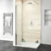 Orion Travertine Marble Shower Wall Panel - 2400 X 1000mm -Bathroom Discount Store pvc2410trvm d2