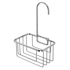 Croydex Hanging Shower Riser Rail Caddy - Chrome Plated -Bathroom Discount Store qm260441ai1