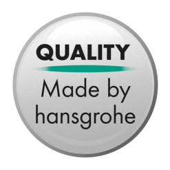Hansgrohe AddStoris Matt Black Shaving Mirror With 3x Magnification -Bathroom Discount Store quality hansgrohe l