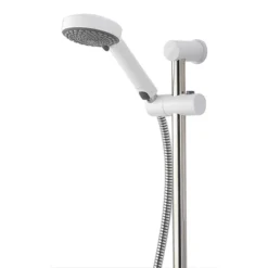 Aqualisa - Quartz Electric Shower - White/Chrome -Bathroom Discount Store qze8521 d1