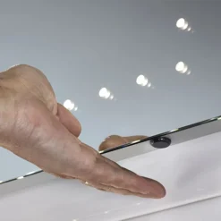 Sensio Sienna 390 X 500mm LED Mirror With Demister Pad & Shaving Socket -Bathroom Discount Store se30516c0 d1