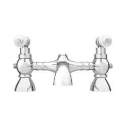 Chatsworth 1928 Traditional White Lever Bath Filler Tap -Bathroom Discount Store trad018dd3