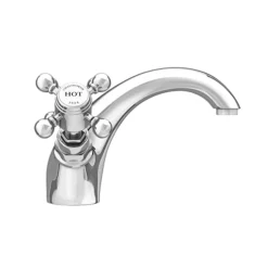 Chatsworth 1928 Traditional Crosshead Mono Basin Mixer Tap -Bathroom Discount Store trad05d detail1