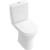 Villeroy & Boch Villeroy And Boch O.novo Compact Rimless Close Coupled Toilet (Bottom Entry Water Inlet) + Soft Close Seat