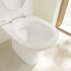 Villeroy & Boch Villeroy And Boch O.novo Compact Rimless Close Coupled Toilet (Bottom Entry Water Inlet) + Soft Close Seat 8 Villeroy & Boch Villeroy And Boch O.novo Compact Rimless Close Coupled Toilet (Bottom Entry Water Inlet) + Soft Close Seat -Bathroom Discount Store vbonsisc d1