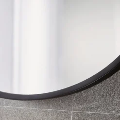 Arezzo Matt Black 500 X 800mm Capsule Mirror 9 Arezzo Matt Black 500 X 800mm Capsule Mirror -Bathroom Discount Store ven58cmb d2