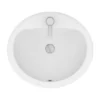 Rio Oval Inset Basin 1TH - 520 X 460mm 1 Rio Oval Inset Basin 1TH - 520 X 460mm -Bathroom Discount Store ves017 d1