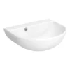 Harmonia 440 X 365mm 0TH Curved Wall Hung Basin -Bathroom Discount Store ves0560th d3