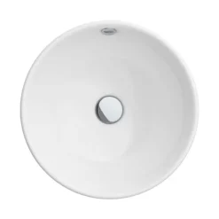Runda Round Counter Top Basin 0TH - 380mm Diameter -Bathroom Discount Store ves979 d2