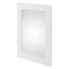 Chatsworth Mirror (600 X 400mm - White) -Bathroom Discount Store whdanmir d1