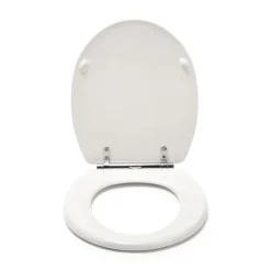 Croydex Lugano White Flexi-Fix Toilet Seat With Soft Close And Quick Release -Bathroom Discount Store wl601022h d2